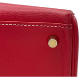 エルメス HERMES ケリー35 内縫い キャンディ □P刻 ルージュカザック ブルータラサ GD金具 エプソン レディース ハンドバッグ