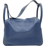 エルメス HERMES リンディ26 X刻 ブルーサフィール SV金具 スイフト レディース ハンドバッグ