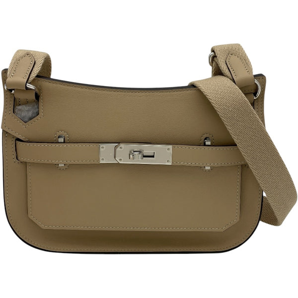 エルメス HERMES ジプシエールミニ K刻 トレンチ SV金具 スイフト レディース ショルダーバッグ