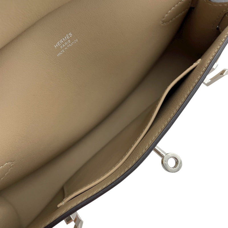 エルメス HERMES ジプシエールミニ K刻 トレンチ SV金具 スイフト レディース ショルダーバッグ