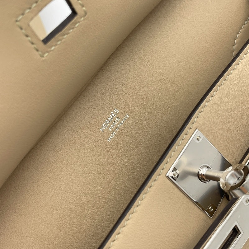 エルメス HERMES ジプシエールミニ K刻 トレンチ SV金具 スイフト レディース ショルダーバッグ