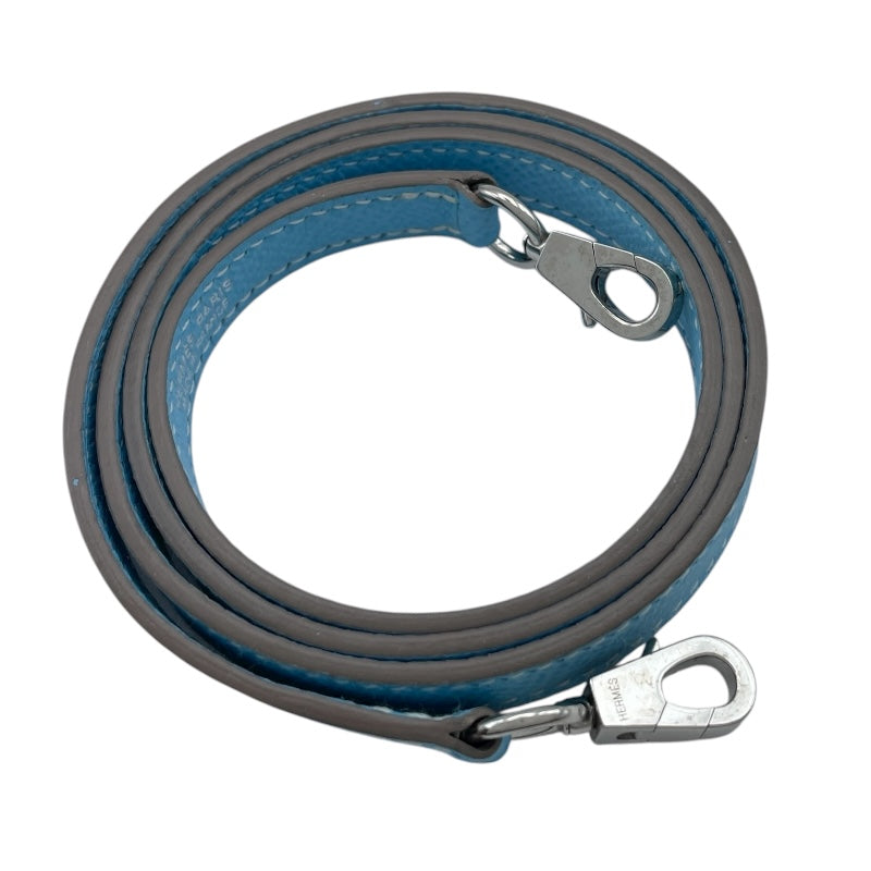 エルメス HERMES タイニーバーキン □O刻 セレスト SV金具 エプソン レディース ショルダーバッグ