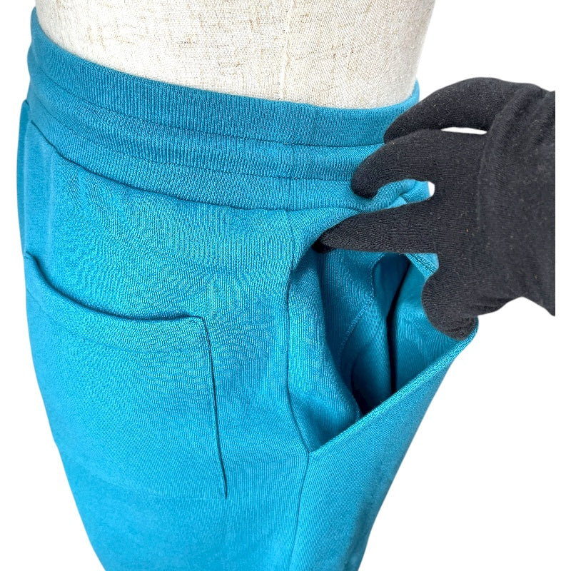 ルイ・ヴィトン LOUIS VUITTON ウィズエンブロイダリースウェットパンツ HNY57W ブルー コットン メンズ パンツ