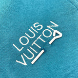 ルイ・ヴィトン LOUIS VUITTON ウィズエンブロイダリースウェットパンツ HNY57W ブルー コットン メンズ パンツ