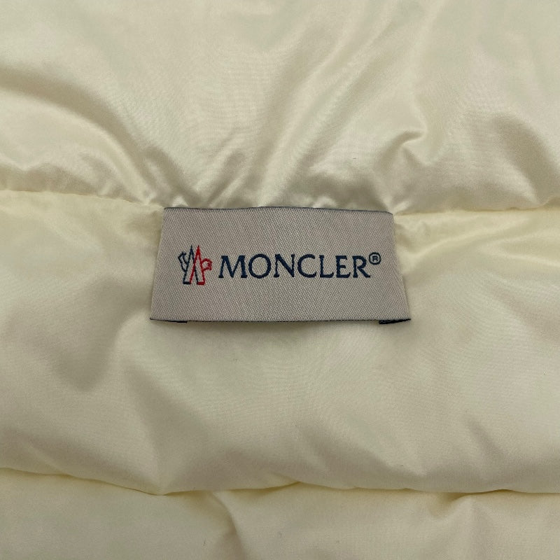 モンクレール MONCLER ニット切替ダウンジャケット G20939B00030 ホワイト ナイロン レディース ダウンジャケット