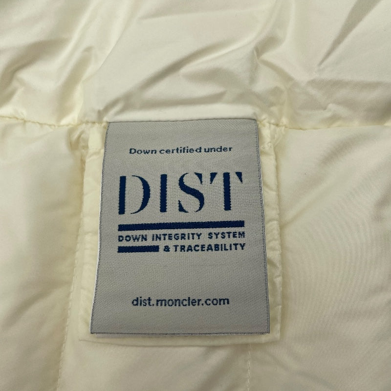 モンクレール MONCLER ニット切替ダウンジャケット G20939B00030 ホワイト ナイロン レディース ダウンジャケット