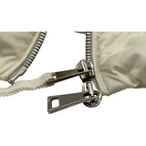 モンクレール MONCLER ニット切替ダウンジャケット G20939B00030 ホワイト ナイロン レディース ダウンジャケット