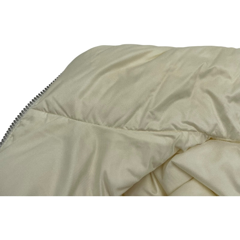 モンクレール MONCLER ニット切替ダウンジャケット G20939B00030 ホワイト ナイロン レディース ダウンジャケット