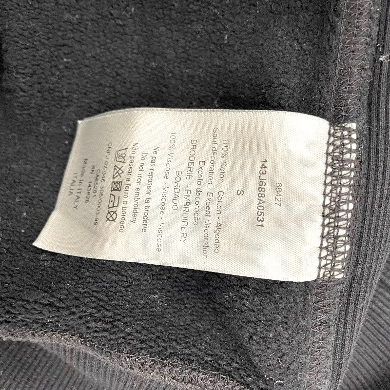 クリスチャン・ディオール Christian Dior ×Peter Doig プルオーバーパーカー 143J688A053 ブラック コットン メンズ パーカー