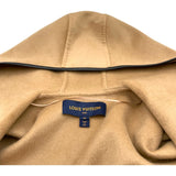 ルイ・ヴィトン LOUIS VUITTON アンゴラ混フーデットケープ FJC031VPY キャメル ウール レディース その他アウター