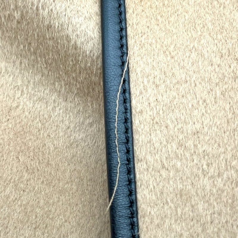 ルイ・ヴィトン LOUIS VUITTON アンゴラ混フーデットケープ FJC031VPY キャメル ウール レディース その他アウター