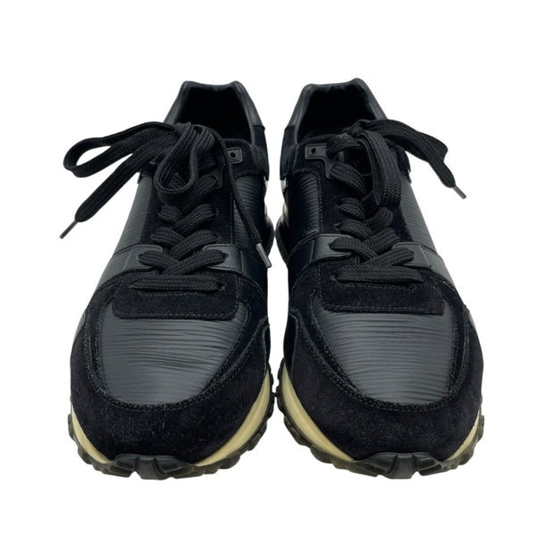 ルイ・ヴィトン LOUIS VUITTON ランアウェイラインローカットスニーカー G00125 ブラック レザー レディース スニーカー