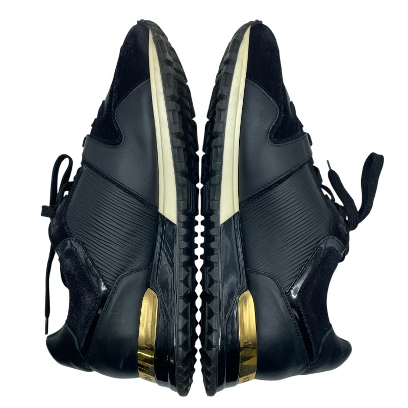 ルイ・ヴィトン LOUIS VUITTON ランアウェイラインローカットスニーカー G00125 ブラック レザー レディース スニーカー