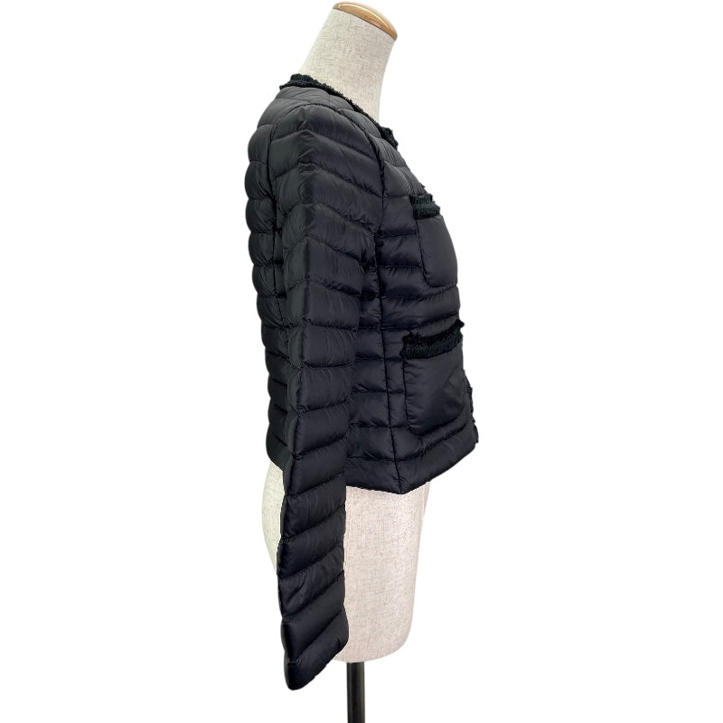 モンクレール MONCLER WELLINGTON ライトダウンジャケット C-ZIND-18-6283 ブラック ナイロン レディース ナイロンジャケット