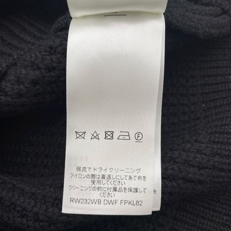 ルイ・ヴィトン LOUIS VUITTON LVストリートサイン長袖ニットセーター FPKL82 ブラック ウール レディース セーター