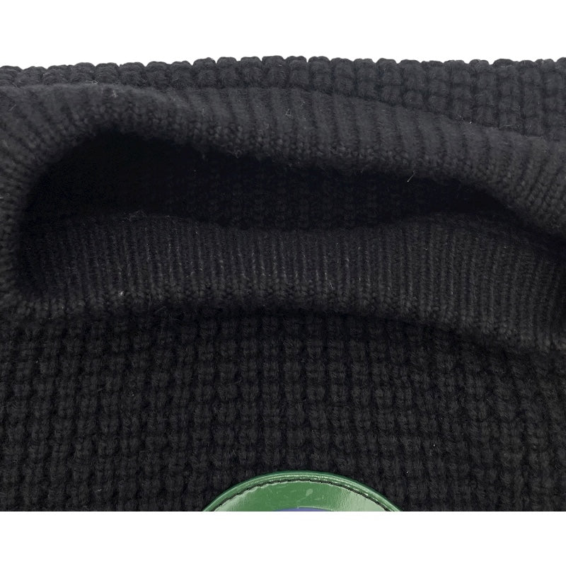 ルイ・ヴィトン LOUIS VUITTON LVストリートサイン長袖ニットセーター FPKL82 ブラック ウール レディース セーター