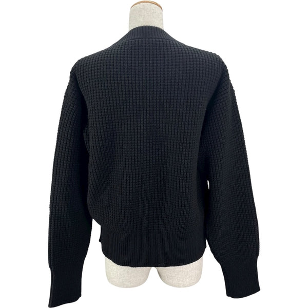 ルイ・ヴィトン LOUIS VUITTON LVストリートサイン長袖ニットセーター FPKL82 ブラック ウール レディース セーター