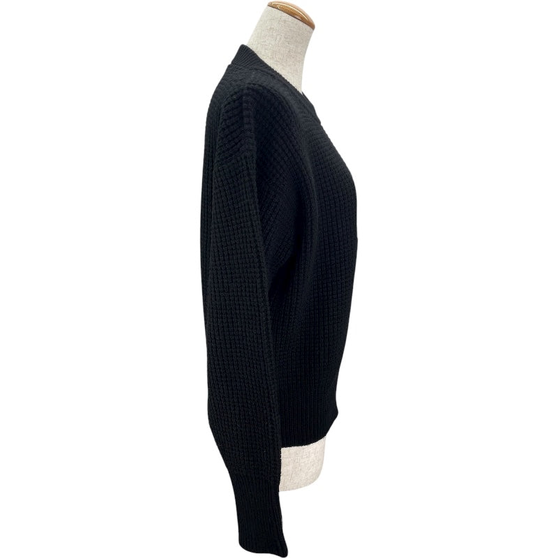 ルイ・ヴィトン LOUIS VUITTON LVストリートサイン長袖ニットセーター FPKL82 ブラック ウール レディース セーター