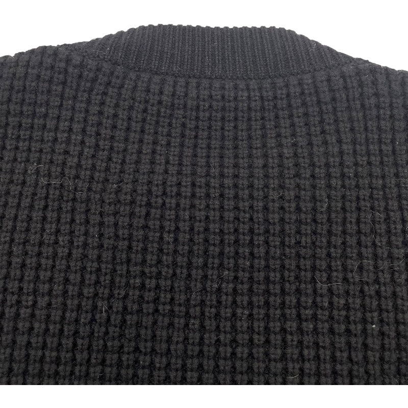 ルイ・ヴィトン LOUIS VUITTON LVストリートサイン長袖ニットセーター FPKL82 ブラック ウール レディース セーター