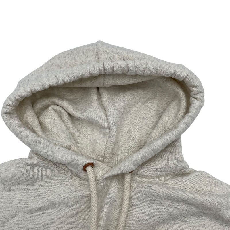 ロエベ LOEWE アナグラムレザーロゴプルオーバーパーカー S359Y25X14 グレー コットン レディース パーカー