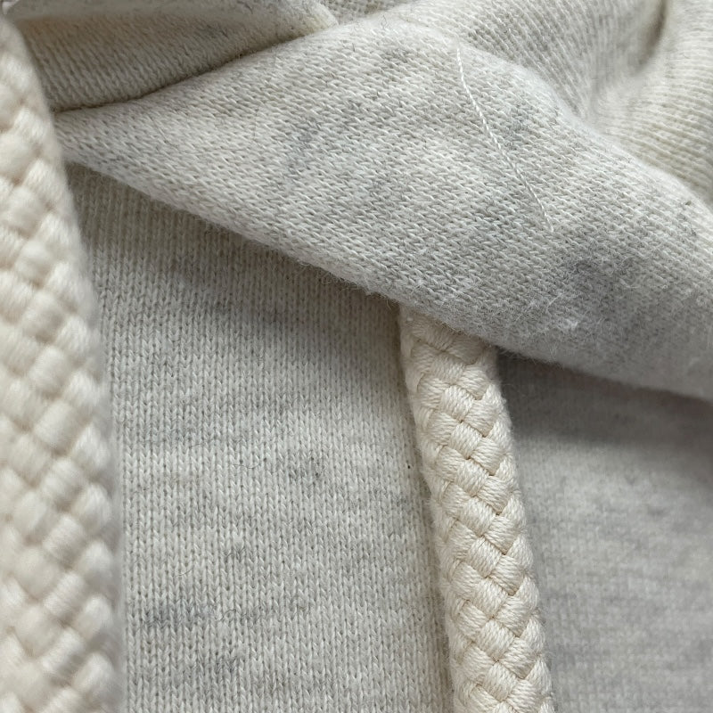 ロエベ LOEWE アナグラムレザーロゴプルオーバーパーカー S359Y25X14 グレー コットン レディース パーカー