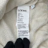 ロエベ LOEWE アナグラムレザーロゴプルオーバーパーカー S359Y25X14 グレー コットン レディース パーカー