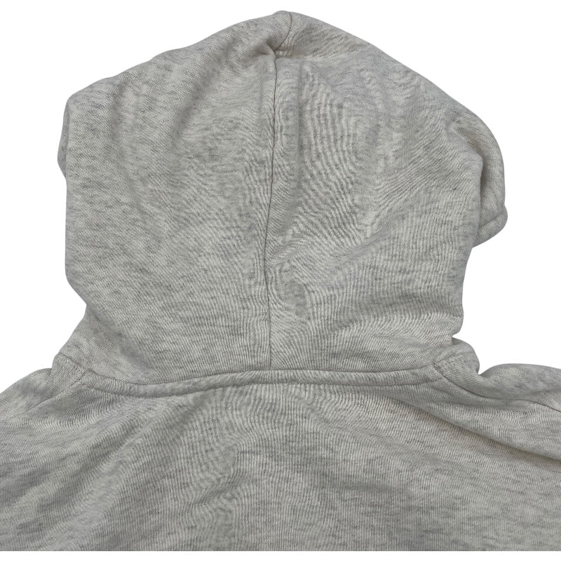 ロエベ LOEWE アナグラムレザーロゴプルオーバーパーカー S359Y25X14 グレー コットン レディース パーカー