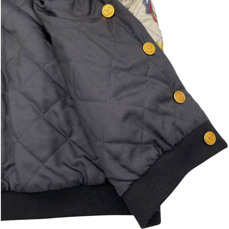 グッチ GUCCI ×Disney リバーシブルブルゾン 609363 マルチカラー ウール レディース ブルゾン