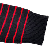 ルイ・ヴィトン LOUIS VUITTON モノグラムボーダーカシミヤニットセーター FJKL8XZN レッド カシミヤ レディース セーター