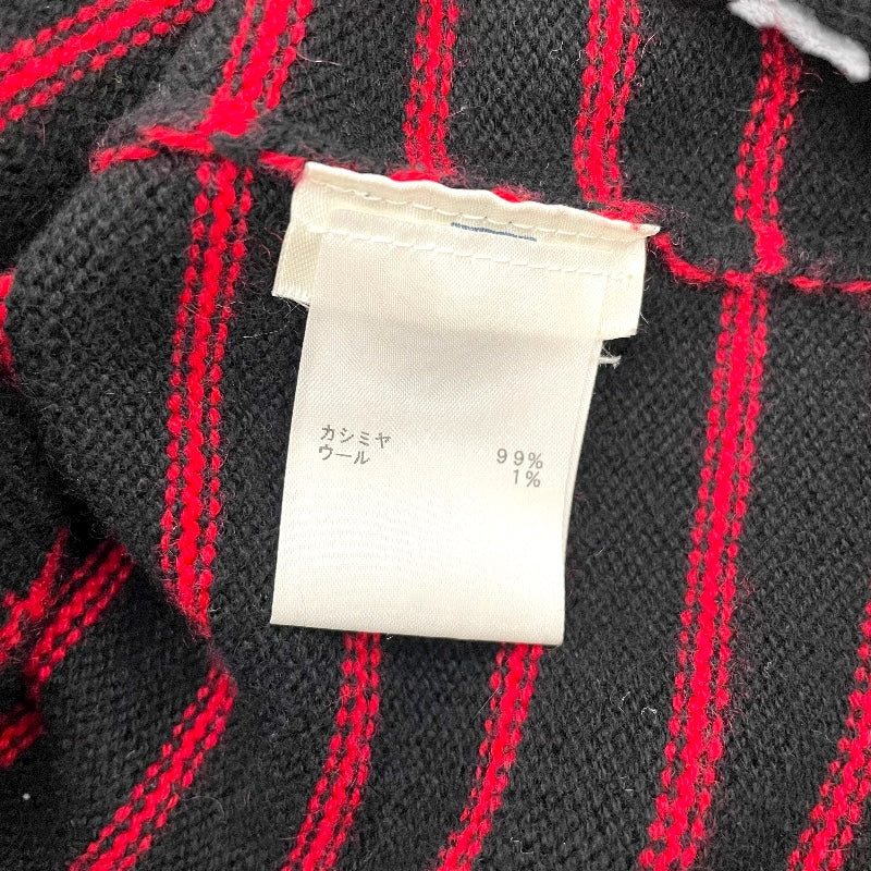 ルイ・ヴィトン LOUIS VUITTON モノグラムボーダーカシミヤニットセーター FJKL8XZN レッド カシミヤ レディース セーター