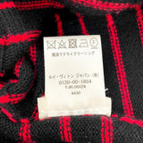 ルイ・ヴィトン LOUIS VUITTON モノグラムボーダーカシミヤニットセーター FJKL8XZN レッド カシミヤ レディース セーター