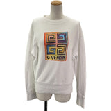 ジバンシィ GIVENCHY ロゴプリントスウェットシャツ BWJ0213Z96 ホワイト コットン レディース スウェット