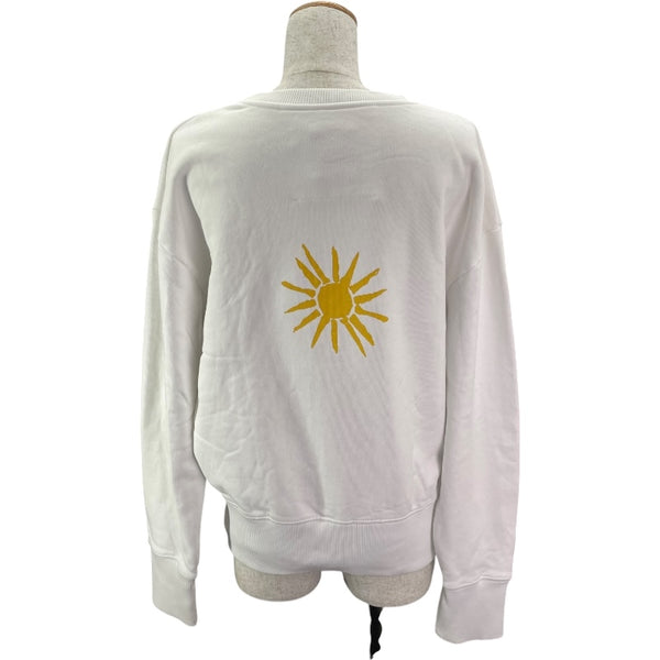 ジバンシィ GIVENCHY ロゴプリントスウェットシャツ BWJ0213Z96 ホワイト コットン レディース スウェット