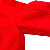 セリーヌ CELINE 刺繍ロゴテディジャケット ２V679896C レッド ウール レディース ブルゾン