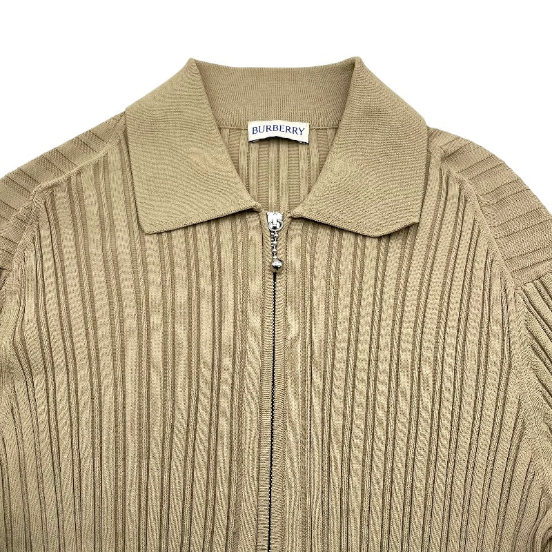 バーバリー BURBERRY ワンポイントロゴリブニットワンピース 8084710 ベージュ ビスコース レディース ワンピース