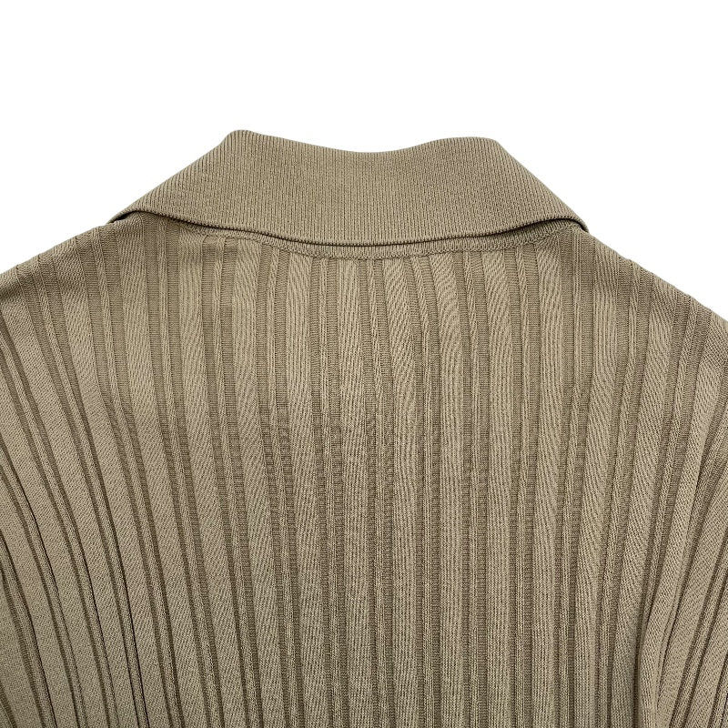 バーバリー BURBERRY ワンポイントロゴリブニットワンピース 8084710 ベージュ ビスコース レディース ワンピース