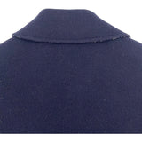 クリスチャン・ディオール Christian Dior オブリークダブルフェイスPコート 110C08A1375 ネイビー ウール レディース ピーコート