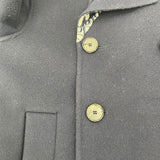 クリスチャン・ディオール Christian Dior オブリークダブルフェイスPコート 110C08A1375 ネイビー ウール レディース ピーコート