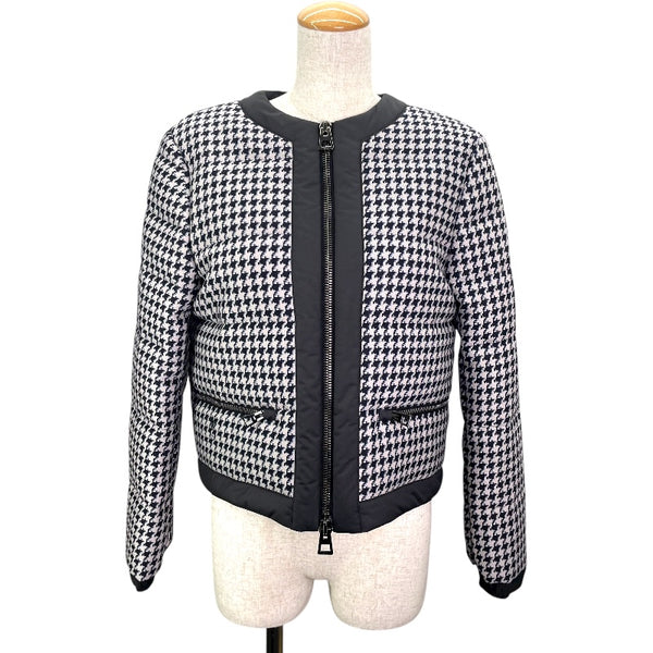 クリスチャン・ディオール Christian Dior 千鳥格子バックカナージャケット 417V49A1479 グレー ウール レディース その他アウター