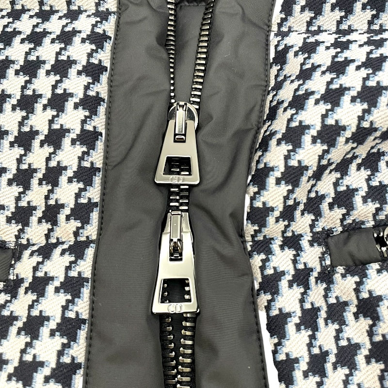 クリスチャン・ディオール Christian Dior 千鳥格子バックカナージャケット 417V49A1479 グレー ウール レディース その他アウター