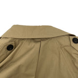 クリスチャン・ディオール Christian Dior BEE刺繍ロングトレンチコート 841M55A3332 ベージュ コットン レディース トレンチコート