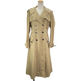 クリスチャン・ディオール Christian Dior BEE刺繍ロングトレンチコート 841M55A3332 ベージュ コットン レディース トレンチコート