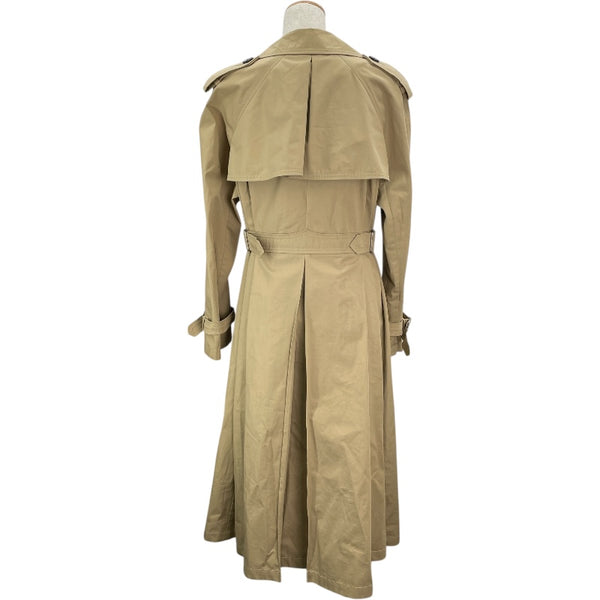 クリスチャン・ディオール Christian Dior BEE刺繍ロングトレンチコート 841M55A3332 ベージュ コットン レディース トレンチコート