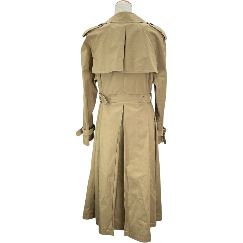 クリスチャン・ディオール Christian Dior BEE刺繍ロングトレンチコート 841M55A3332 ベージュ コットン レディース トレンチコート
