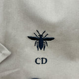 クリスチャン・ディオール Christian Dior BEE刺繍ロングトレンチコート 841M55A3332 ベージュ コットン レディース トレンチコート