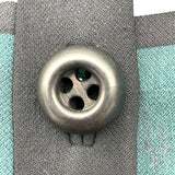 プラダ PRADA チェックウールロングコート P6646 グリーン ウール レディース その他アウター