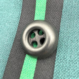 プラダ PRADA チェックウールロングコート P6646 グリーン ウール レディース その他アウター