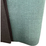 プラダ PRADA チェックウールロングコート P6646 グリーン ウール レディース その他アウター