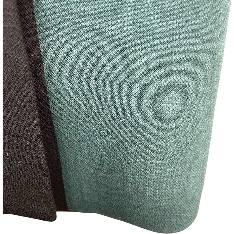 プラダ PRADA チェックウールロングコート P6646 グリーン ウール レディース その他アウター