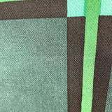 プラダ PRADA チェックウールロングコート P6646 グリーン ウール レディース その他アウター